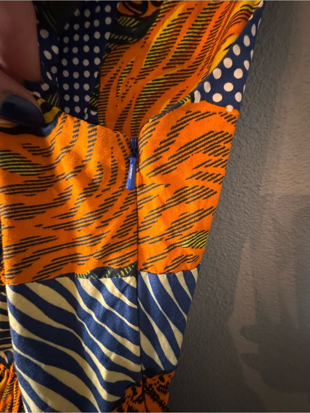 Anthropologie Mille Collines Moonrise Orange Floral Midi Dress - Picture 7 of 11